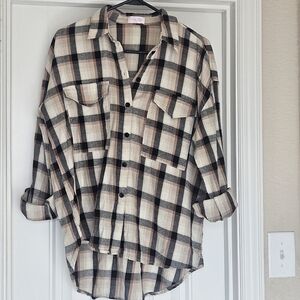 Oversized Flannel Shirt